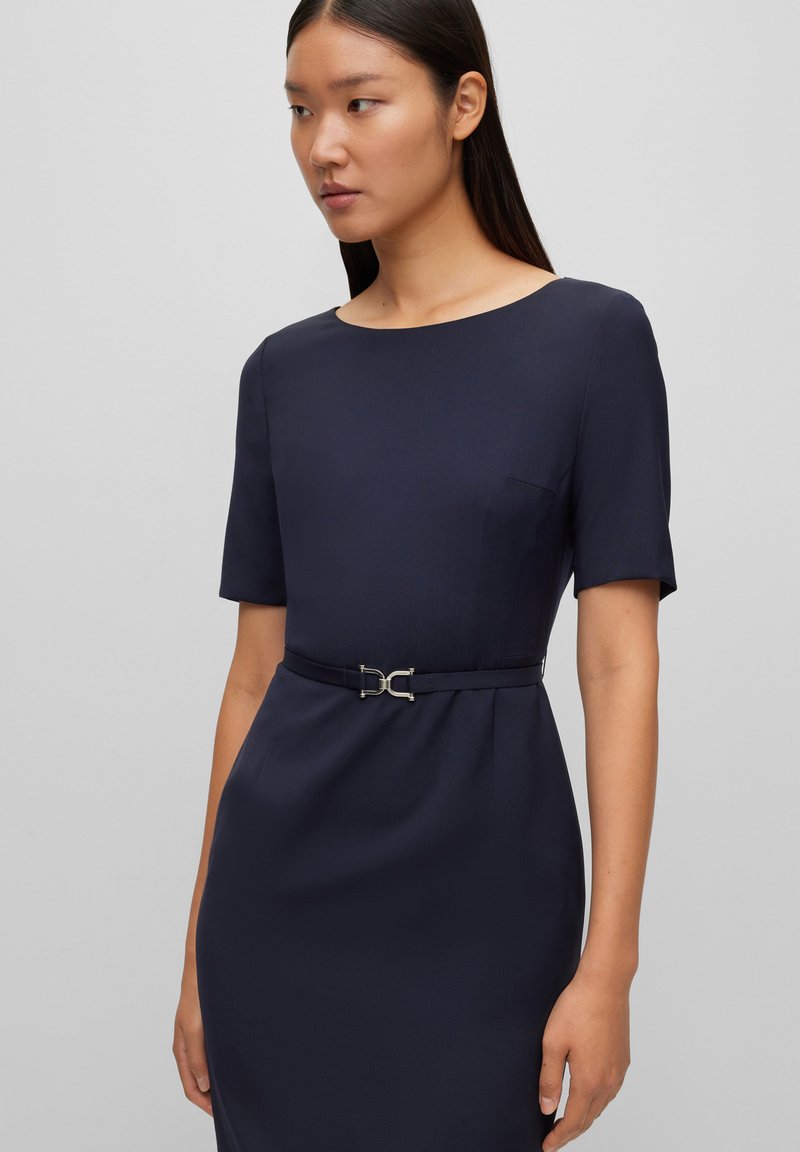BOSS DALEAH - Shift dress - dark blue - Zalando.ie