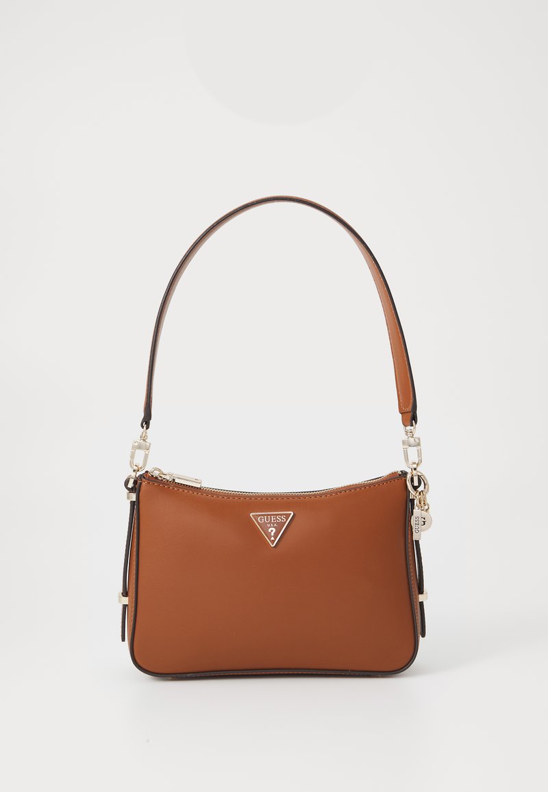 Guess DARYNA TOP ZIP SHOULDER BAG - Kézitáska - cognac
