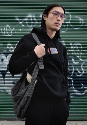 GLOBAL DISCOVERY HOOD - Sweat à capuche - black/bone