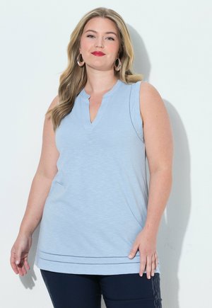 MIAMODA A-LINIE BÄNDER - Débardeur - swell blue