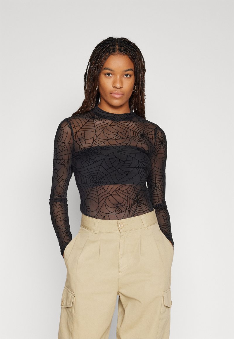 Vero Moda VMAYA TOP - Μπλούζα με μακριά μανίκια - black