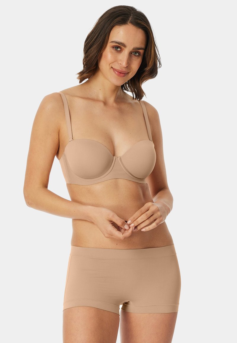 Schiesser 2-PACK UNIQUE MICRO - Strapless BH - maple