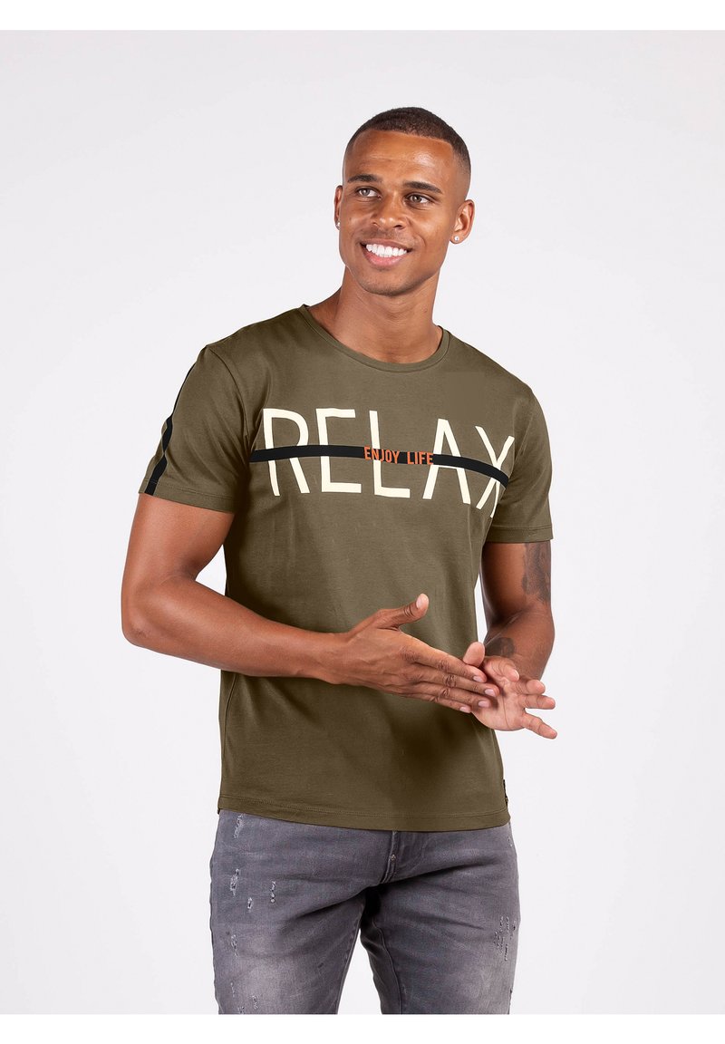 KEY LARGO Heren Bread New Round T-shirt, hot fudge Brown (1619), bruin KEY LARGO Heren Bread New Round T-shirt, hot fudge Brown (1619), bruin