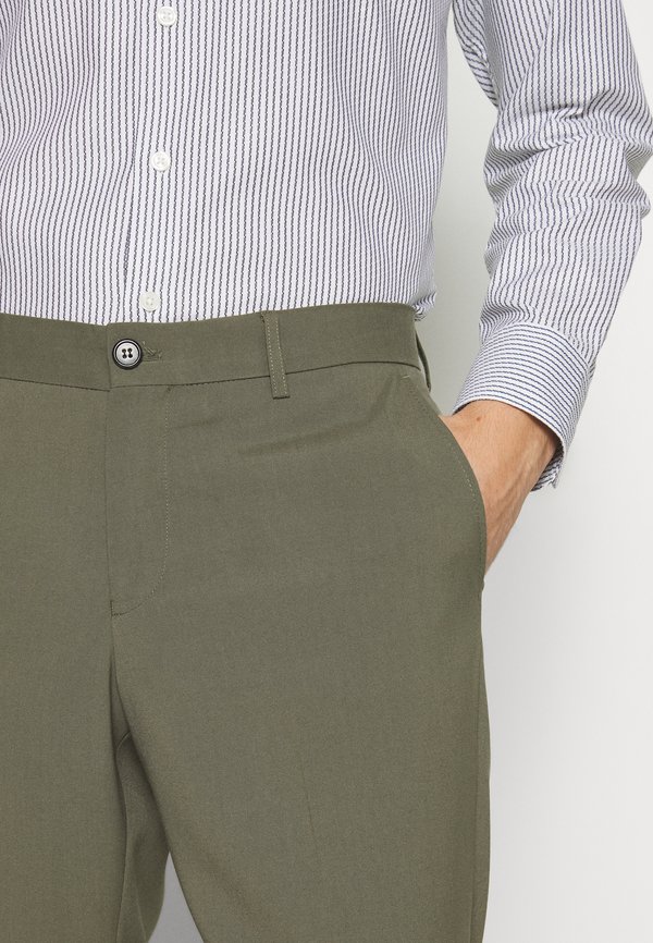 PLAIN MENS SUIT - Suit - olive2