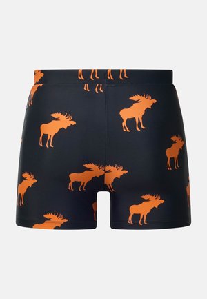 Swedemount, FOREST SWIM TRUNK - Badeshorts - black elk