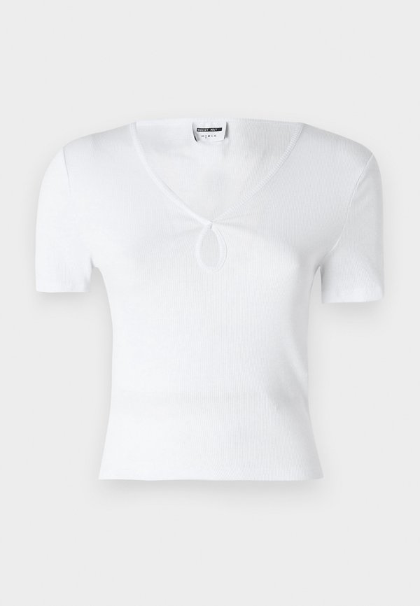 NMMAYA O NECK CUTOUT - Print T-shirt2