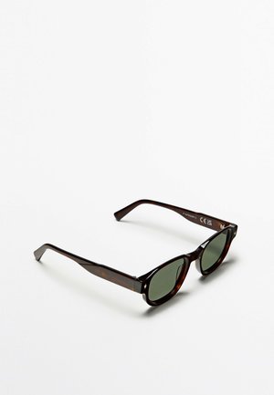 Massimo Dutti, ROUND SUNGLASSES - Solbriller - mottled dark brown