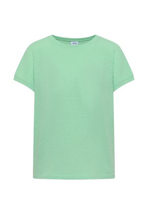 Cecil, T-SHIRT MIT BOATNECK IM AJOUR-LOOK - T-shirt basique - juicy lime