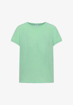 Cecil, T-SHIRT MIT BOATNECK IM AJOUR-LOOK - T-shirt basique - juicy lime