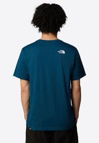 The North Face M SS SIMPLE DOME TEE - Camiseta deportiva - midnight petrol