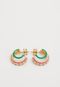kate spade new york HINT OF SHIMMER HUGGIES - Earrings - pink multi