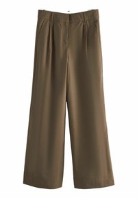 SMART WIDE LEG - Pantalon classique - chocolate brown
