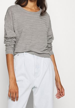 Jumper - mottled light grey