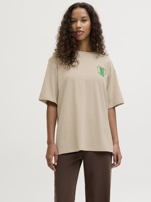 JJXX JXMILLOW LOOSE TEE - T-shirt print - feather gray