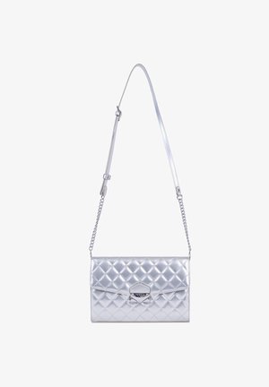 Fagola, POCHETTE DE SOIRÉE DAISY FEMME - Sac bandoulière - argent