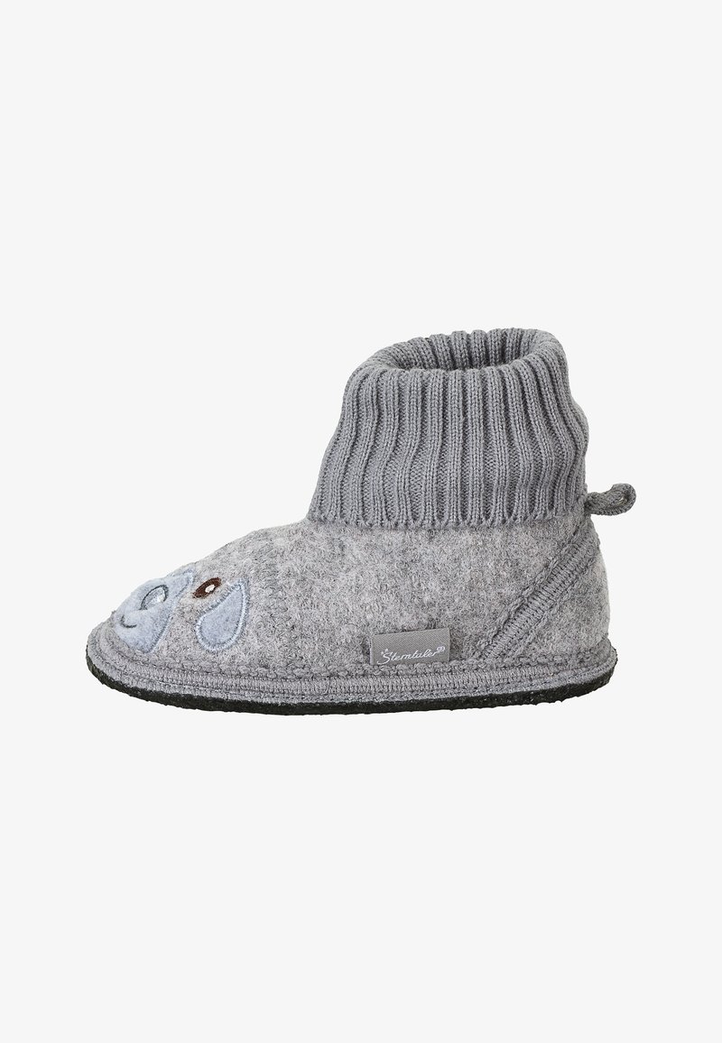 Sterntaler HAUSSCHUH - Krabbelschuh - dunkelgrau