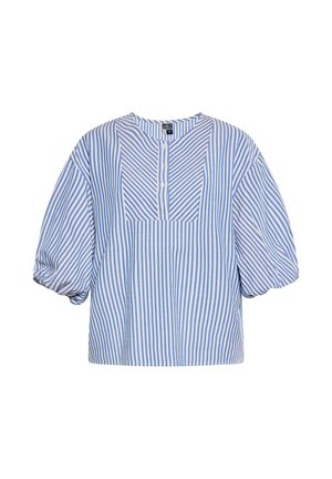 DreiMaster, DREIMASTER BLUSE - Blouse - blau wollweiss