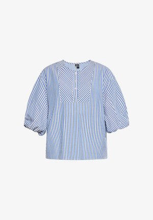 DreiMaster, DREIMASTER BLUSE - Blouse - blau wollweiss