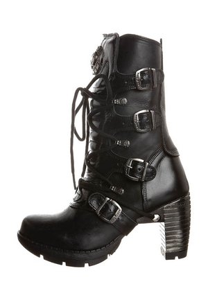 New Rock TR003-S1 - STIEFELETTE - Platform boots - schwarz