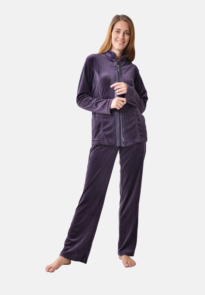 RAIKOU - HAUSANZUG - Tracksuit - dunkellila, Enlarge