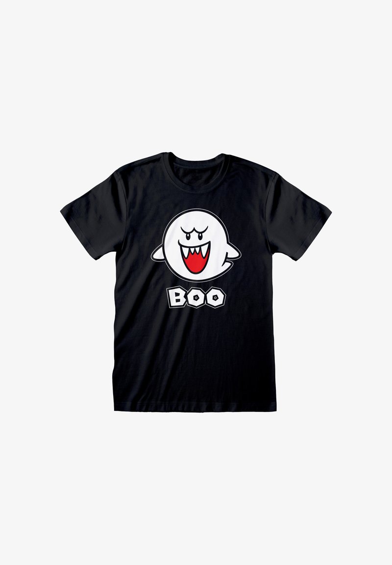 Henry Tiger NINTENDO SUPER MARIO BOO - Triko s potiskem - black