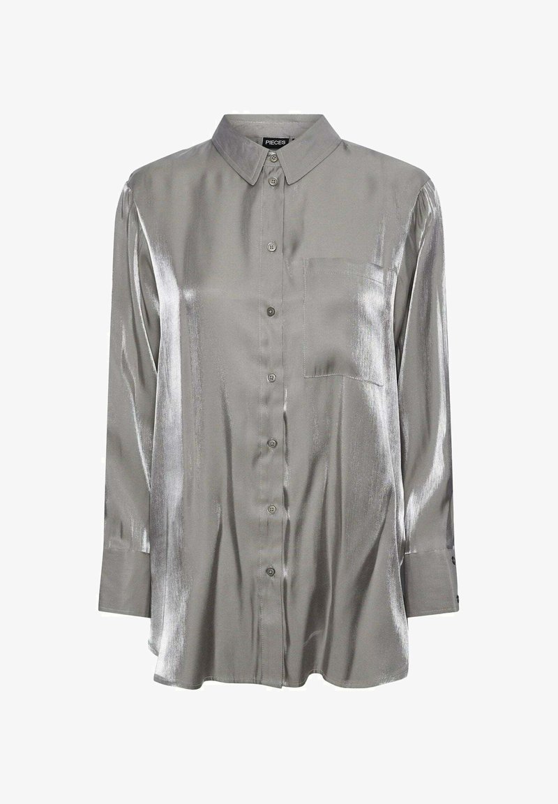 Chemisier en gaze de coton sans manche - gris | be camaïeu Chemisier en gaze de coton sans manche - gris | be camaïeu