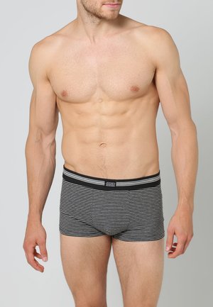 SHORT 3PACK - Panties - black/grey