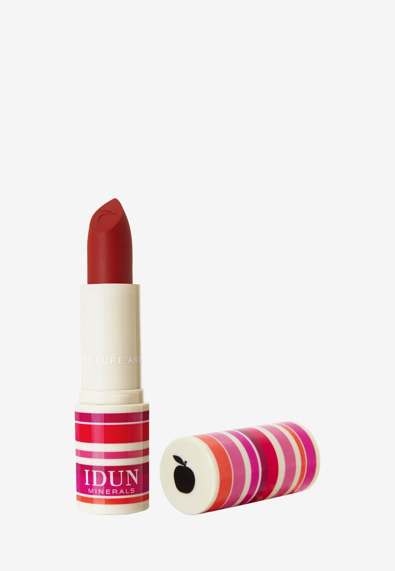 IDUN Minerals MATTE LIPSTICK - Huulipuna - jordgubb - red