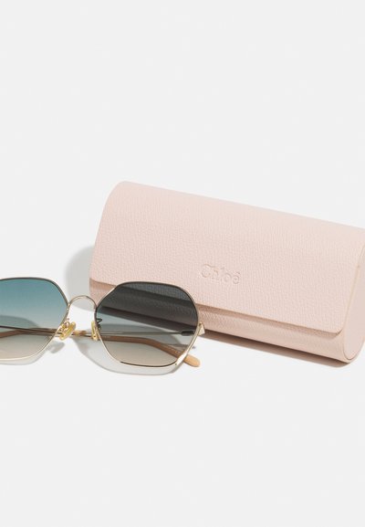 CHLOÉ PANTHOS - Aurinkolasit - gold-coloured/green