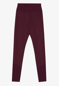 QUICK DRY FULL LENGTH HIGH RISE LEGGING - Trikoot - bordeaux