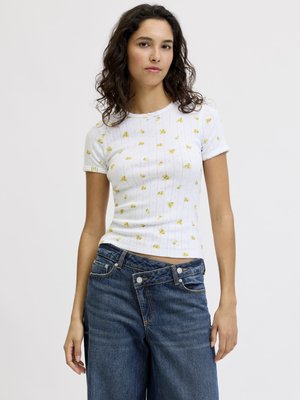 JJXX JXELIZA TEE - T-shirt imprimé - bright white