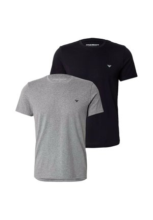 KURZARM 2 PACK - T-shirt basic - schwarz