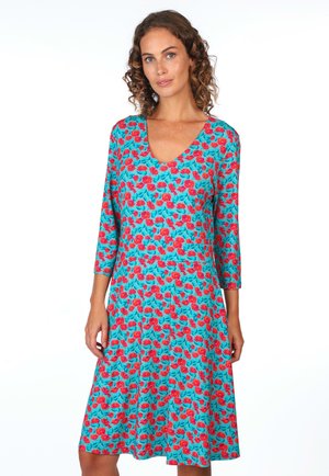Lykka du Nord Jerseykleid - turquoise
