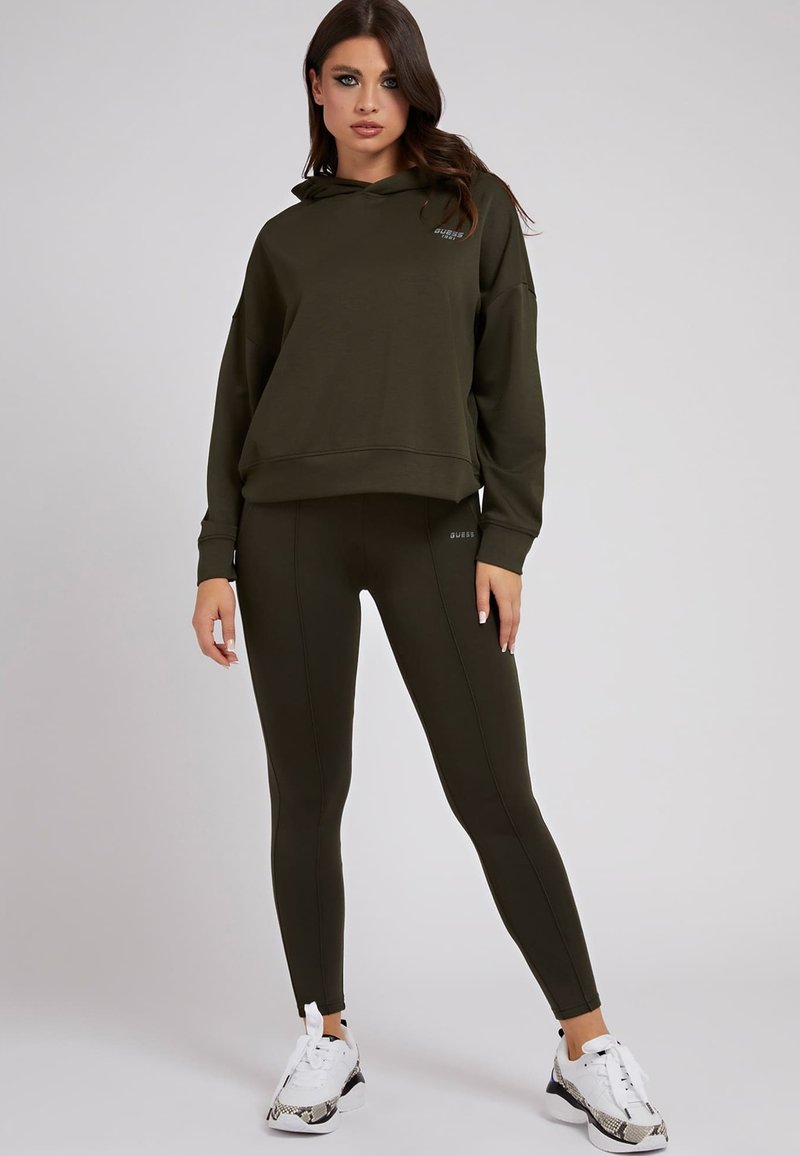 Damen Sweatshirts | Guess REFLEKTIERENDES LOGO Sweatshirt grün - JS02335 Damen Sweatshirts | Guess REFLEKTIERENDES LOGO Sweatshirt grün - JS02335