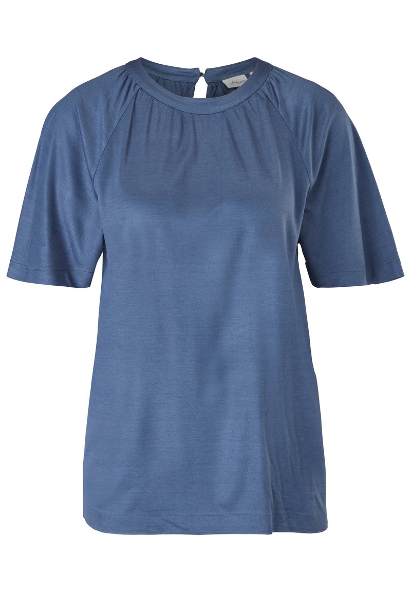 s.Oliver BLACK LABEL T-shirt basic blauw s.Oliver BLACK LABEL T-shirt basic blauw