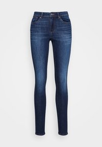 ONLWAUW - Calças de ganga de corte skinny - dark blue denim