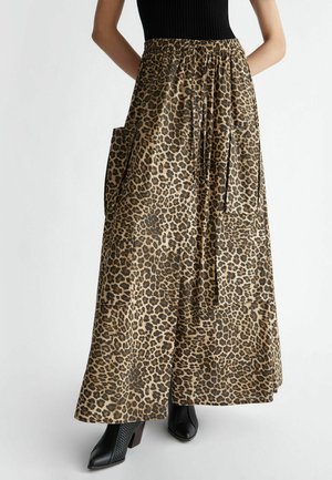 Jupe longue - mottled beige