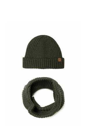 2 PIECE SET WITH SNOOD - Klobouk - khaki