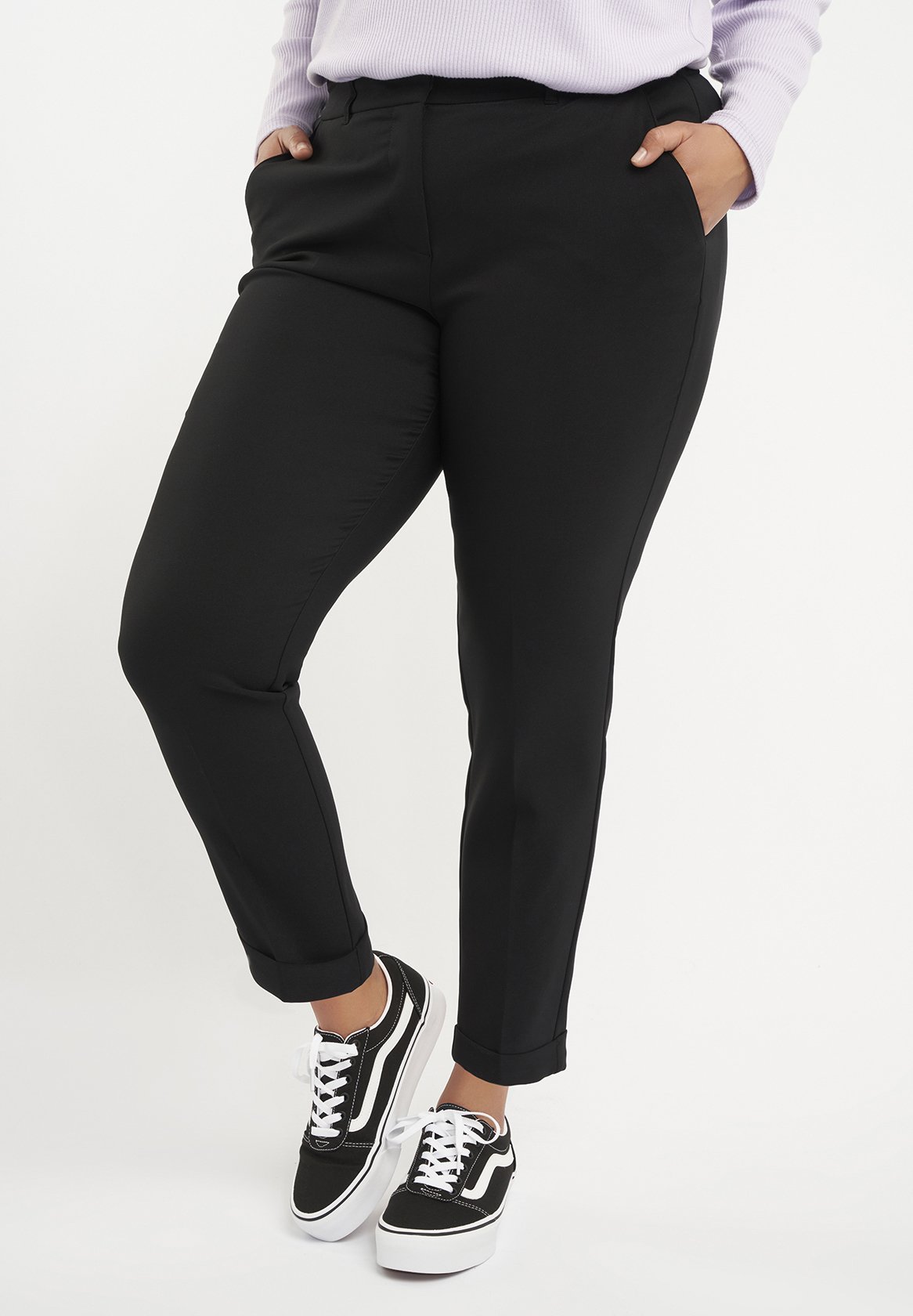 MS Mode Broek - black/Zwart - Zalando.nl