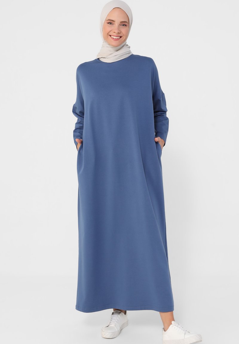 Modanisa Blue Modanisa CREW NECK - Maxi dress - blue - Zalando.de