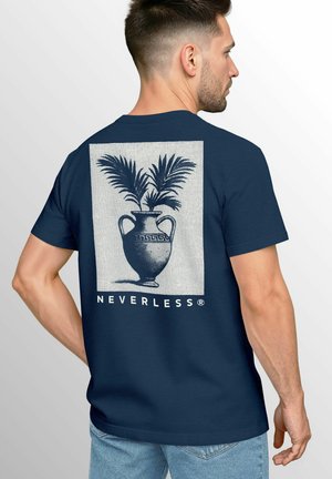 T-Shirt print - navy