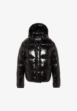 Schott, BLOUSON SHINY À CAPUCHE ENFANT UNISEX - Veste d'hiver - noir