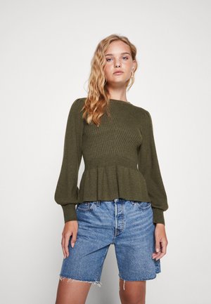 JDYMARCO PEPLUM - Trui - forest night