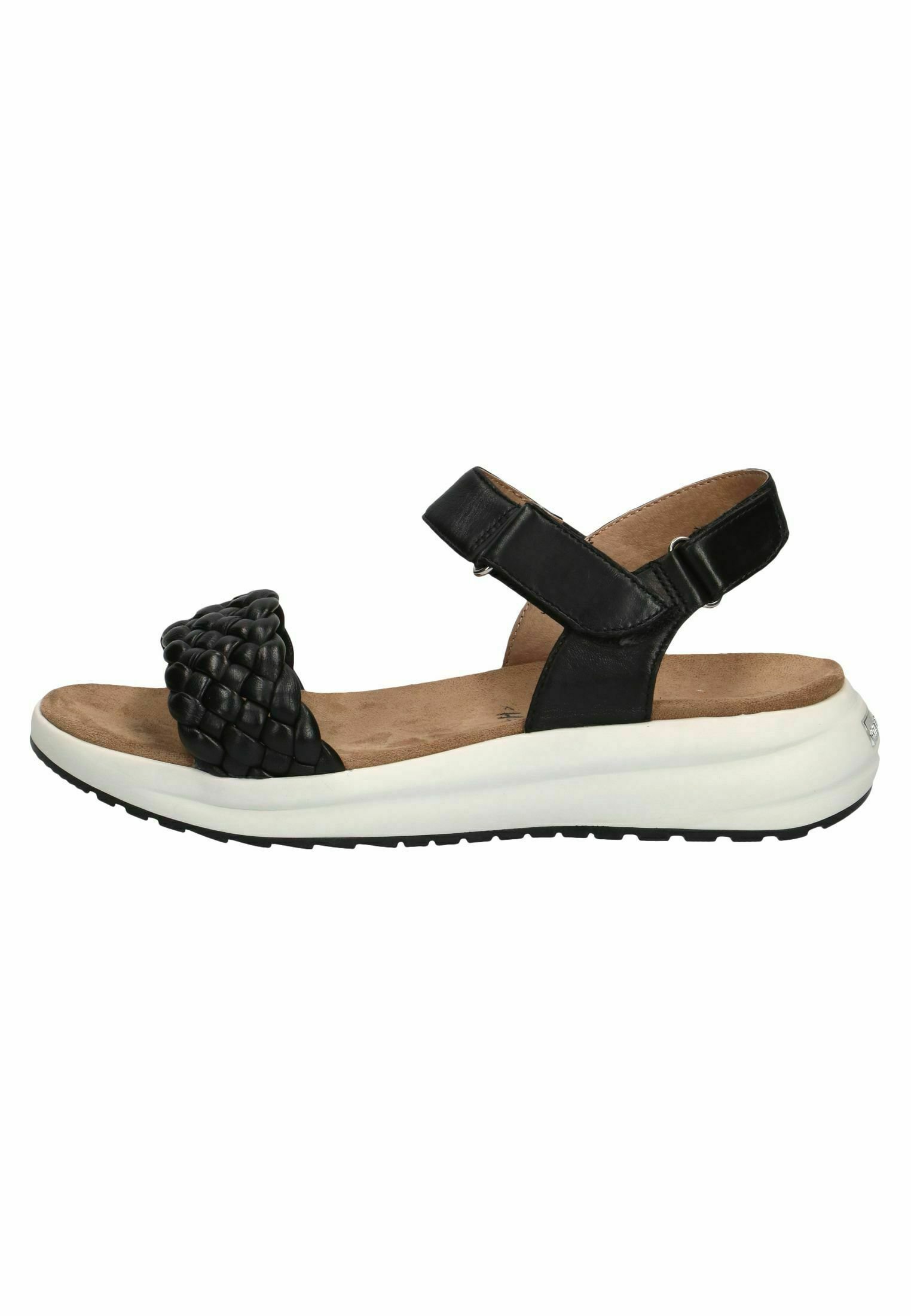 Caprice Sandali con zeppa - black softnap./nero - Zalando