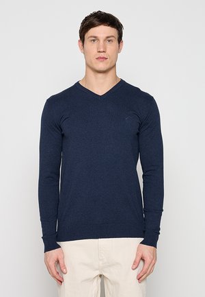 INDICODE JEANS, INTIKKS - Striktrøje - navy mix