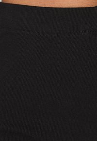 Even&Odd RIB TINY SHORTS 2 PACK - Shorts - black/beige