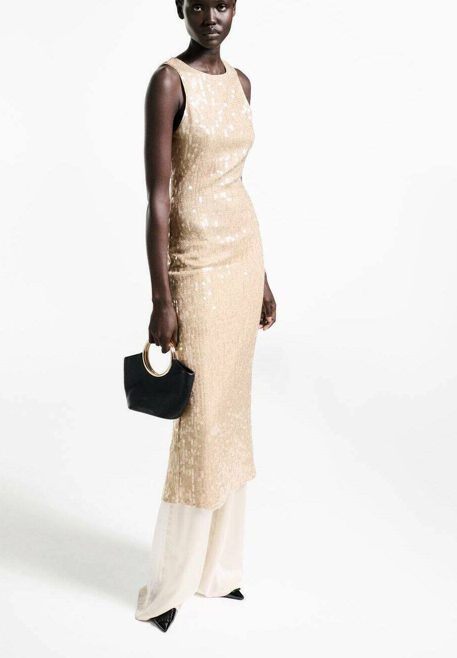 Mango Cocktail dress / Party dress - gold-coloured - Zalando.ie