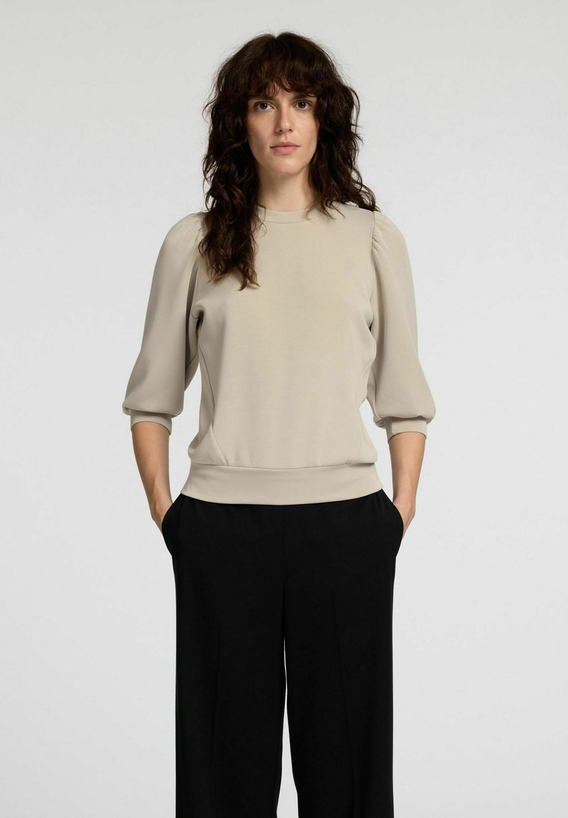 Selected Femme SLFTENNY 3/4 - Sweatshirt - dove
