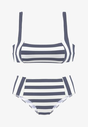 Venice Beach SET - Bikiinid - marine/weiß