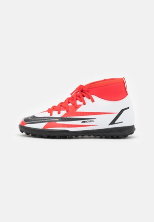 MERCURIAL 8 CLUB CR7 TF - Astro turf trainers - chile red/black/white/total orange